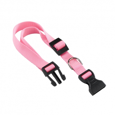 Collar Nylon Club C Rosa para perros Ferplast