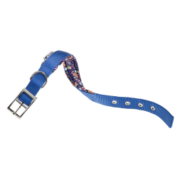 Collar Nylon Daytona C Blue para perros Ferplast