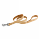 Correa Cuero Natural G Beige para perros Ferplast