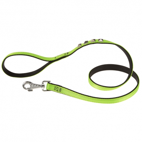 Correa Dual G20 110 Green Black para perros Ferplast