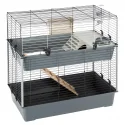 Jaula Rabbit 100 Double Negra Ferplast