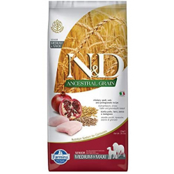 Farmina ND Dog Ancestral Grain Senior Medium Maxi Pollo pienso para perros