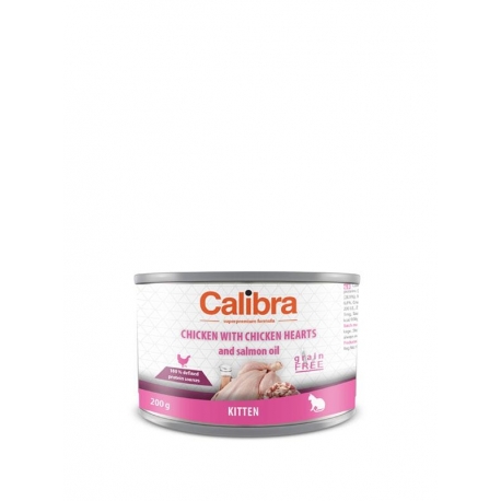 Calibra cat comida húmeda kitten con corazon de pollo