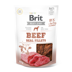 Brit jerky snack filetes de ternera premios para perro