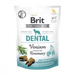 Brit care dog functional snack dental venado perros