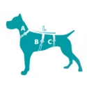 Arnes Ergotrekking P para perros Black Ferplast