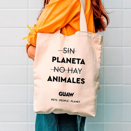  Tote Bag "Sin planeta no hay animales"