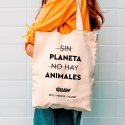 Tote Bag "Sin planeta no hay animales"