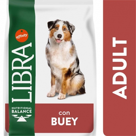 Libra Adult pienso con buey para perros de todos los tamaños