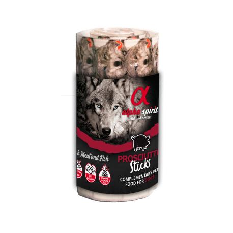 Alpha Spirit pack de sticks de jamón ibérico para perros