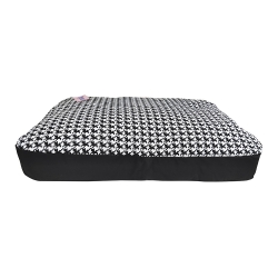 Colchón Bold Neo Black Houndtooth Para Perros