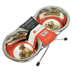 Set Comederos Acero Inoxidable Nayeco Para Perro