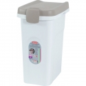 Comedero Inoxidable Melamina Blanco Trixie