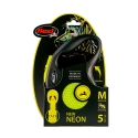 Flexi New Neon De Cinta Correa Extensible Amarillo