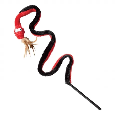 Caña Peluche Snake Teaser Kong Para Gato 52cm