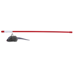 Caña Raton Con Sonido Trixie Para Gato 47 Cm