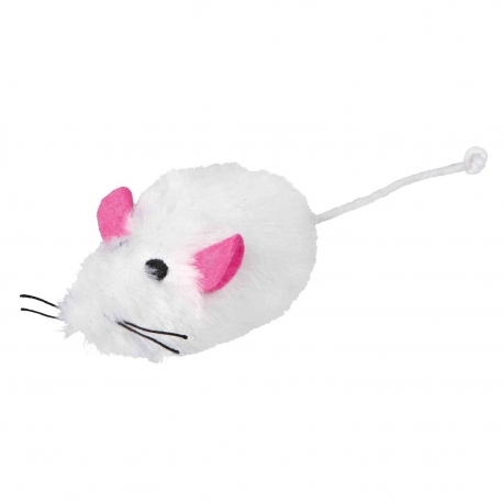 Ratón Peluche Pelo Largo Trixie Para Gato 9 Cm