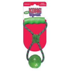 Kong Squeezz Pelota Con Asa Para Perro