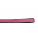Correa Gloria Pets De Piel Acolchado Color Rosa Para Perros