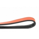 Correa Gloria Pets De Piel Acolchado Color Coral Para Perros