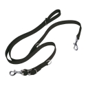 Correa Multiposición Gloria Pets Piel Nobuk Color Negro