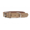 Collar Gloria Pets Nobuk Color Blanco Para Perros