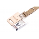 Collar Gloria Pets Nobuk Color Blanco Para Perros