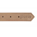 Collar Gloria Pets Nobuk Color Blanco Para Perros