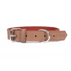 Collar Gloria Pets Nobuk Color Marrón Para Perros