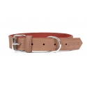 Collar Gloria Pets Nobuk Color Marrón Para Perros