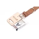 Collar Gloria Pets Nobuk Color Marrón Para Perros