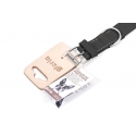 Collar Gloria Pets Nobuk Color Negro Para Perros
