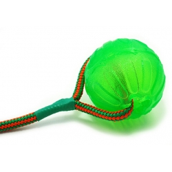 Starmark Swing Fling Chew ball Con Cuerda Para Perro 9 Cm