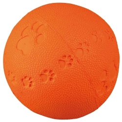 Pelota Trixie Sonido Caucho Natural Para Perro 7 Cm