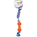 Juguete Hueso Con Cuerda Goma Zolux Para Perro 12 Cm