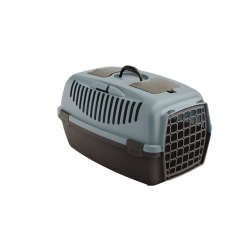 Transportin Gulliver Puerta Plastico Azul Zolux