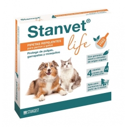 Stanvet Life Pipetas Repelente Naturales 4Uds