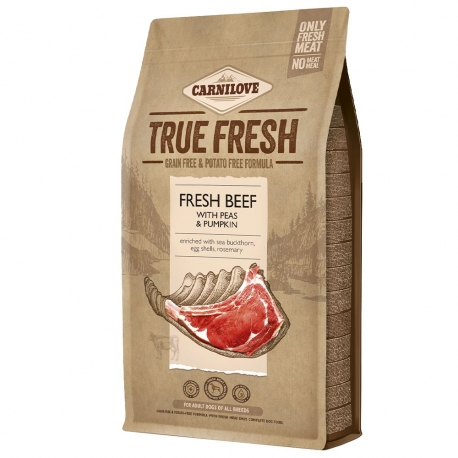 Carnilove Dog Adulto True Fresh sabor Ternera