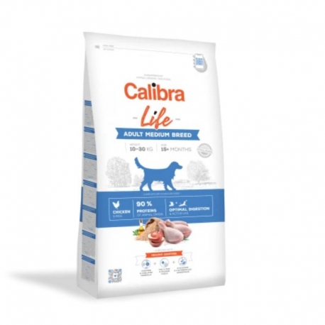 Calibra dog life adult medium breed pollo pienso para perros