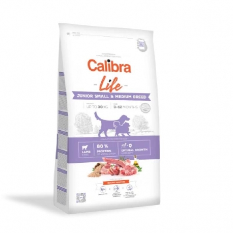 Calibra dog life junior small&medium breed cordero pienso para perros