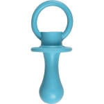 Flamingo Dog Chupete Goma Azul 12 cm