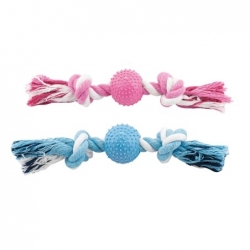 Nayeco Dog Pelota Pinchos Cuerda Bicolor 23 cm