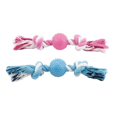 Nayeco Dog Pelota Pinchos Cuerda Bicolor 23 cm