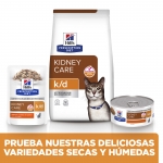 Hills PD Feline k/d dieta para gatos con Atún