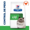 Pienso Hill's Prescription Diet r/d Pérdida de Peso para gatos con pollo