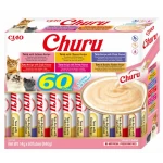 Pack Churu para gato adulto Pure Mix de Atún Con Mariscos 60x14gr