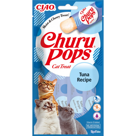 Pack Churu para gato adulto Pops de Atun 12x56gr