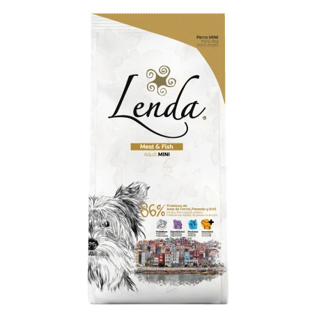 Pienso para perros mini Lenda Dog con carne y pescado