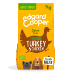 Pienso para perros Edgard & Cooper de pavo y pollo ecológico