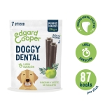 Sticks dentales para perros grandes Edgard & Cooper con manzana y eucalipto